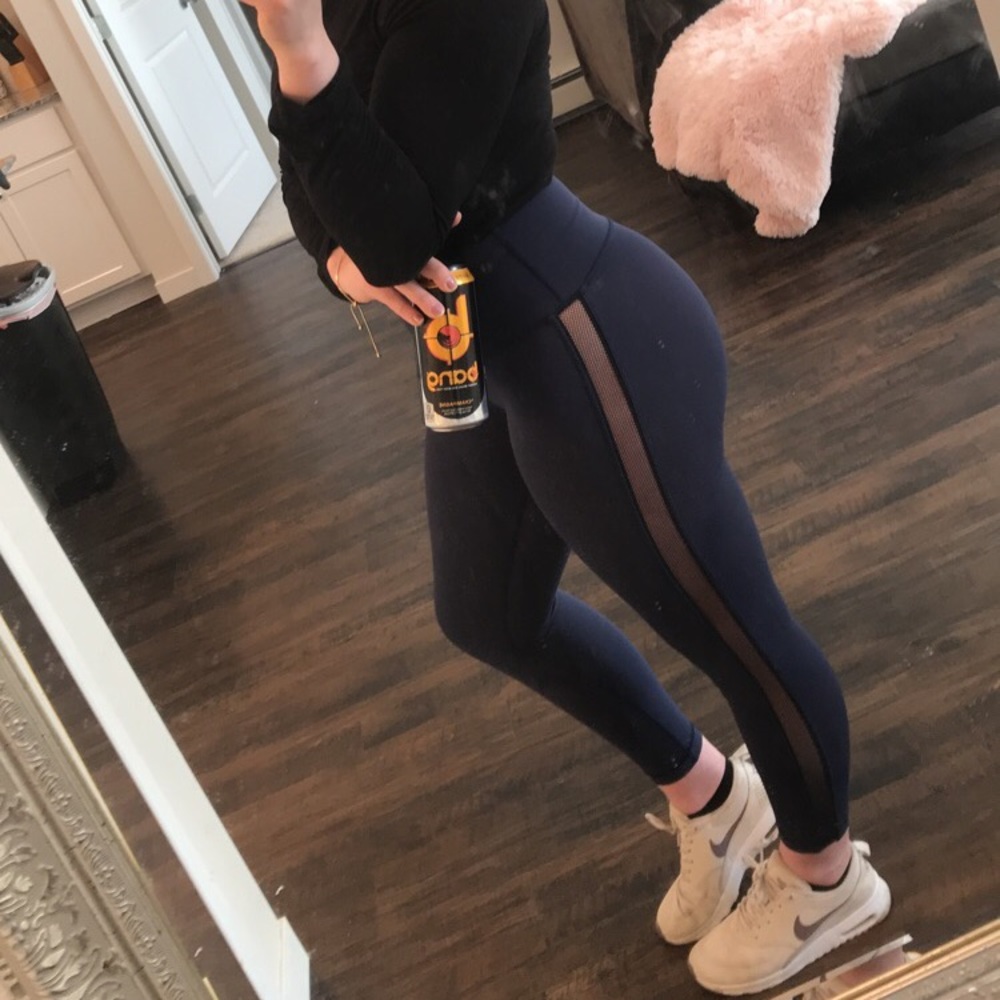 Lululemon Legging Navy Blue with Black